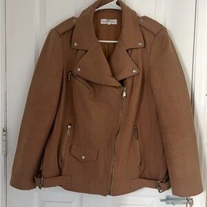 Rebecca Minkoff Camel Brando Women's Jacket Size M